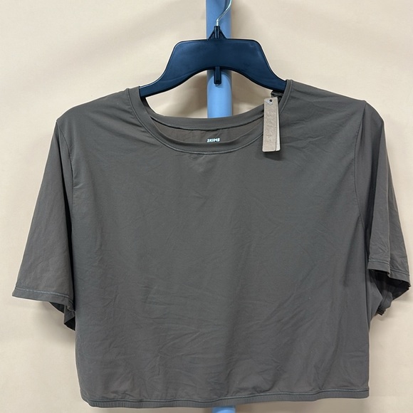 SKIMS crop tee shirt oxide fits everybody 4X - Picture 2 of 3